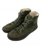 reproduction of found（）の古着「Italian Military Trainer High」｜グリーン