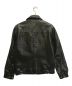 STIFF (スティッフ) レザージャケット ブラック サイズ:Ｍ：7800円