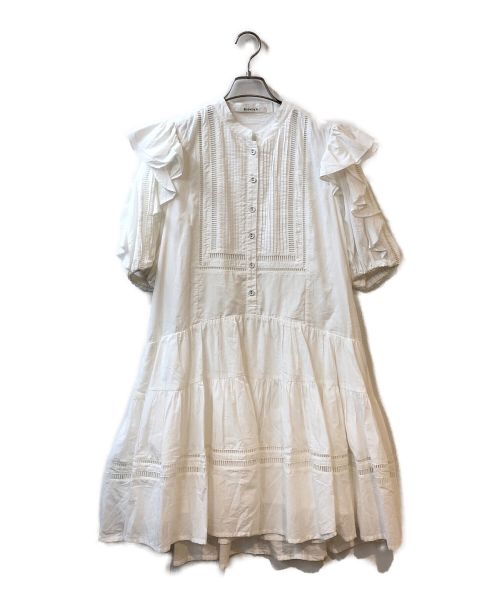Estella.K（エステラケー）EStella.K (エステラケー) Malibu Belted Dress ホワイト サイズ:Fの古着・服飾アイテム