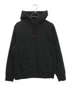 SUPREME（）の古着「Micro Logo Hooded Sweatshirt/マイクロロゴフーディスウェットシャツ」｜ブラック