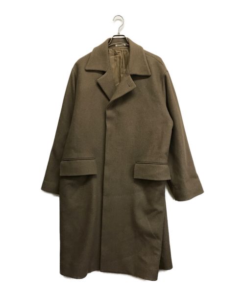 AURALEE（オーラリー）AURALEE (オーラリー) WOOL SILK MELTON SOUTIEN COLLAR COAT/ウールシルクステンカラーコート ベージュ サイズ:5の古着・服飾アイテム