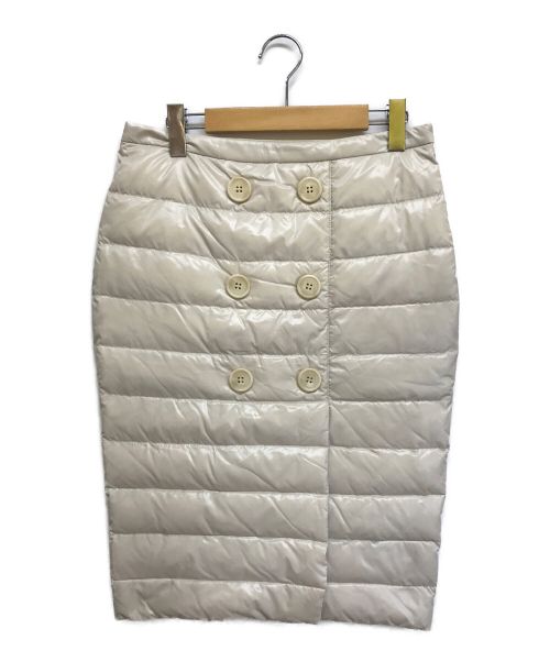 MONCLER（モンクレール）MONCLER (モンクレール) ダウンスカート ホワイト サイズ:42の古着・服飾アイテム