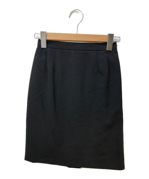 CHANEL（シャネル）CHANEL (シャネル) 金釦スカート ブラック サイズ:36の古着・服飾アイテム
