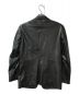 Calvin Klein (カルバンクライン) レザーテーラードジャケット ブラック サイズ:M：9800円