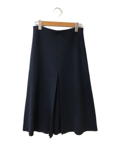 saqui（サキ）saqui (サキ) ウールブレンドロングスカート ネイビー サイズ:40の古着・服飾アイテム