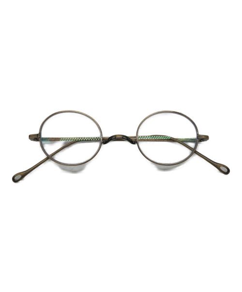 金子眼鏡（カネコメガネ）金子眼鏡 (カネコメガネ) 年浩 ゴールドの古着・服飾アイテム