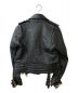 BODA SKINS (ボダスキンズ) フルグレインシープスキンダブルライダースジャケット ブラック サイズ:11：11800円