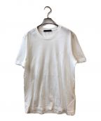 LOUIS VUITTON）の古着「ヴァージルアブロー期ロゴエンブロイダリーTシャツ」｜ホワイト