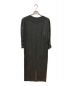 Mame Kurogouchi (マメクロゴウチ) Classic Jersey Dress ブラック×ホワイト サイズ:1：27800円