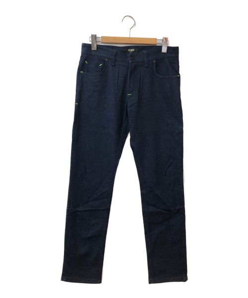 FENDI（フェンディ）FENDI (フェンディ) Stretch Indigo Jeans インディゴ サイズ:W31の古着・服飾アイテム