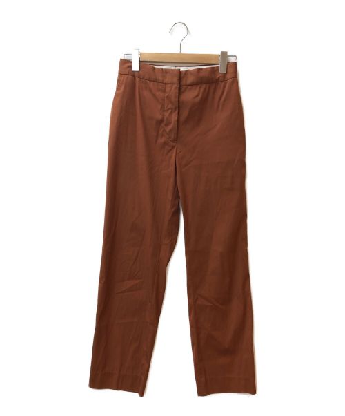 JIL SANDER（ジルサンダー）JIL SANDER (ジルサンダー) テーパードパンツ ブラウン サイズ:36の古着・服飾アイテム
