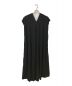 ATON (エイトン) DRAPED DRESS ブラック サイズ:01：8000円