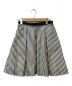 MONCLER (モンクレール)  Navy blue Pleated striped skirt ホワイト サイズ:42：14800円