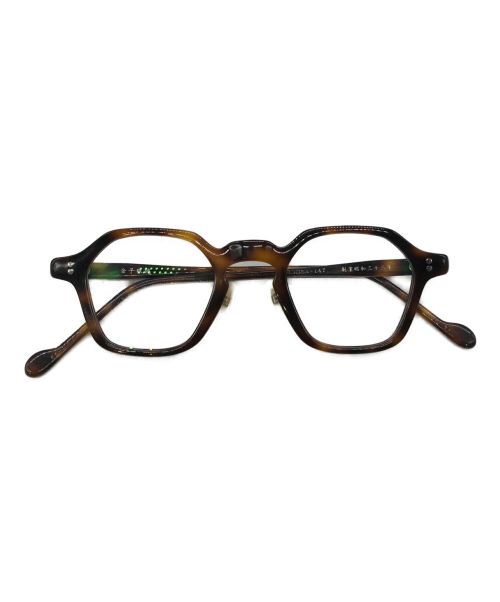 金子眼鏡（カネコメガネ）金子眼鏡 (カネコメガネ) 眼鏡 ブラウン サイズ:45□32の古着・服飾アイテム