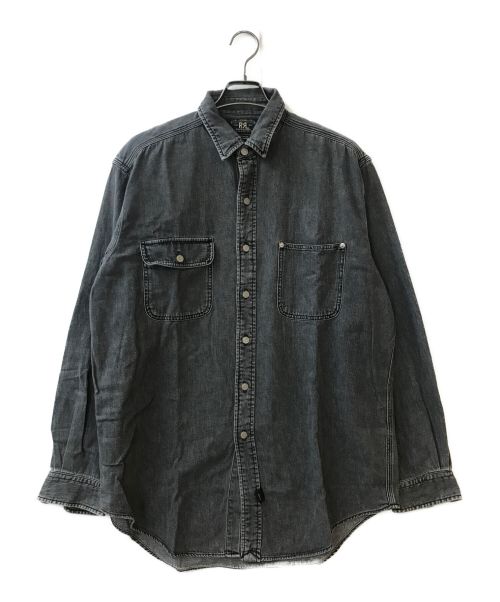 RRL（ダブルアールエル）RRL (ダブルアールエル) ブラックデニムジャケット ブラック サイズ:Lの古着・服飾アイテム
