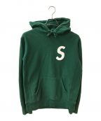 SUPREMEシュプリーム）の古着「S Logo Hooded Sweatshirt」｜グリーン