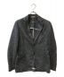 CIRCOLO 1901（チルコロ1901）の古着「リネン ナイロン ジャージー メランジ シングル2Bジャケット」｜グレー