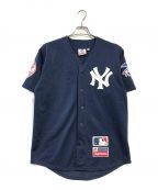 Majestic×SUPREMEマジェスティック×シュプリーム）の古着「15SS New York Yankees Majestic Baseball Jersey」｜ネイビー