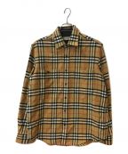 BURBERRY LONDON ENGLANDバーバリー ロンドン イングランド）の古着「Lyndhurst Check Flannel Shirt」｜ベージュ