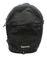 SUPREME (シュプリーム) Backpack "Black" ブラック
