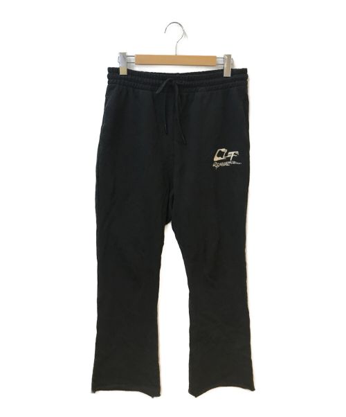 READYMADE（レディメイド）READYMADE (レディメイド) SWEAT FLARE PANTS ブラック サイズ:Lの古着・服飾アイテム