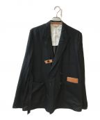 SUNSEAサンシー）の古着「N.M THICKENED DOUBLE BREASTED JACKET」｜ブラック