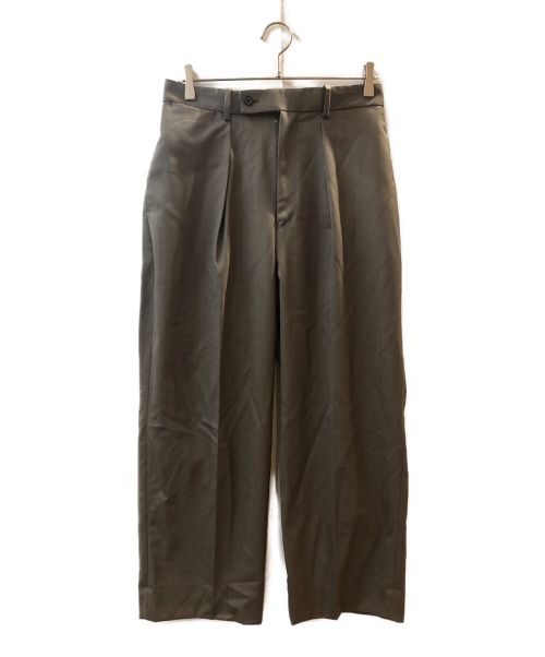 MARKAWARE（マーカウェア）MARKAWARE (マーカウェア) CLASSIC FIT TROUSERS ブラウン サイズ:3の古着・服飾アイテム