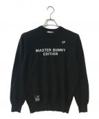 MASTER BUNNY EDITIONマスターバニーエディション）の古着「ピュアカシミヤセーター」｜ブラック