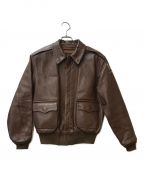 Eastman Leather Clothingイーストマン レザー クロージング）の古着「Ａ-2レザージャケット」｜ブラウン
