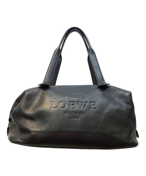 LOEWE（ロエベ）LOEWE (ロエベ) ヘリテージボストンバッグ ブラックの古着・服飾アイテム