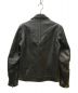 STUDIOUS (ステュディオス) シープスキンダブルライダースジャケット ブラック サイズ:2：9800円
