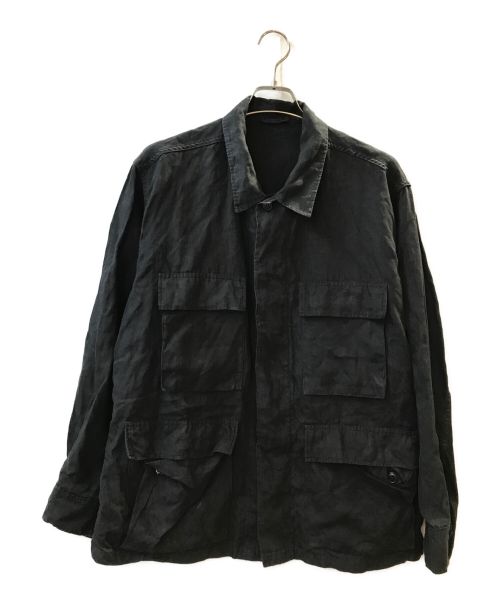 COMOLI（コモリ）COMOLI (コモリ) リネンBDUジャケット ブラック サイズ:3の古着・服飾アイテム