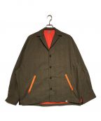 kolor/BEACONカラービーコン）の古着「ナイロンメモリーチェックジャケット」｜ブラウン