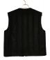 MATSUFUJI (マツフジ) Wool Stripe Quilted Vest ブラック サイズ:4：14800円