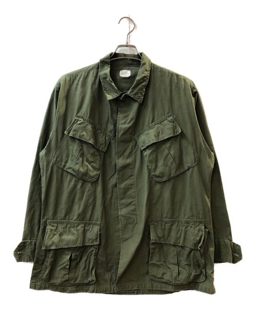 US ARMY（ユーエスアーミー）US ARMY (ユーエス アーミー) ジャングルファティーグジャケット グリーン サイズ:M-Sの古着・服飾アイテム