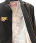 中古・古着 HOUSTON (ヒューストン) 刺繍ジャケット ブラック サイズ:M：10000円