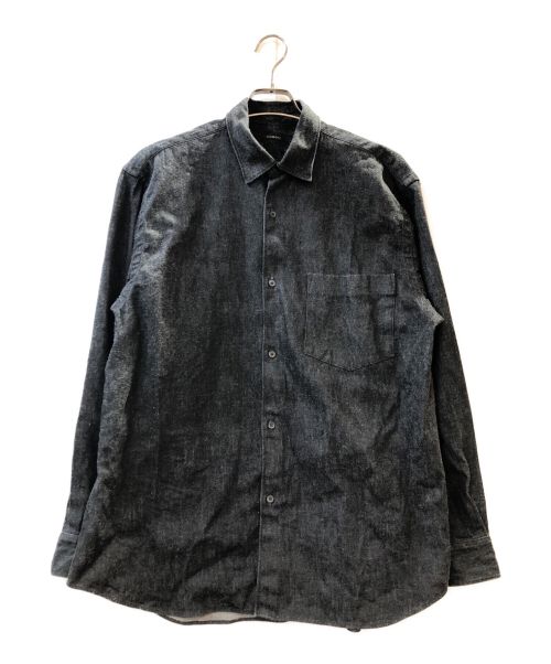 COMOLI（コモリ）COMOLI (コモリ) コモリシャツ ブラックエクリュ ブラック サイズ:2の古着・服飾アイテム