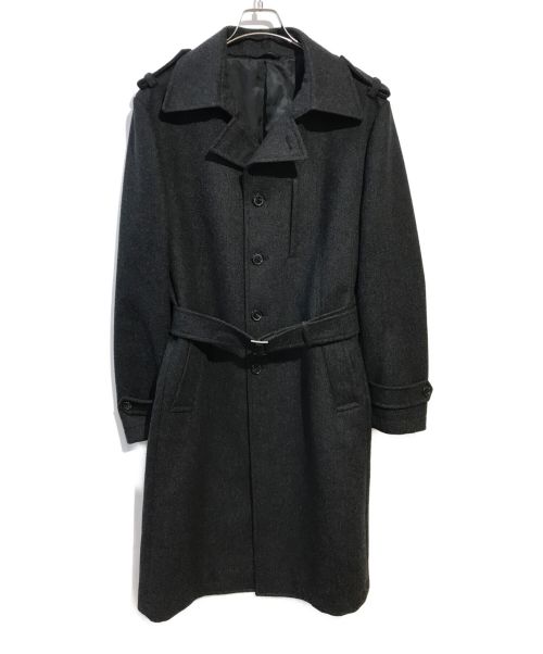 EPOCA UOMO（エポカ ウォモ）EPOCA UOMO (エポカ ウォモ) カシミヤ混ステンカラーコート ブラック サイズ:50の古着・服飾アイテム