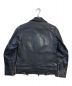 UNDERCOVERISM (アンダーカバーイズム) ライダースジャケット ネイビー サイズ:2：50000円