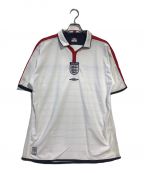 UMBROアンブロ）の古着「03/05イングランド代表リバーシブルゲームシャツ」｜ホワイト