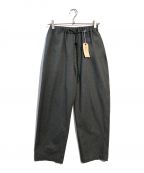 PROPS STOREプロップスストア）の古着「Stretch Polyester Poplin Easy Trousers」｜グレー
