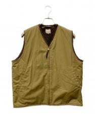 THE REAL McCOY'S (ザ・リアルマッコイズ) アルパカベスト ブラウン×グリーン サイズ:SIZE 42