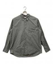 nanamica (ナナミカ) レギュラーカラーウインドシャツ グレー サイズ:XL