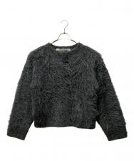 PERVERZE (パーバーズ) シャギーカーディガン グレー サイズ:F