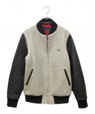 FRED PERRY (フレッドペリー) メルトンスタジャン グレー サイズ:size0