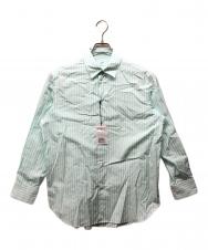 LOEFF (ロエフ) コットン ブロード レギュラーカラーシャツ ライム