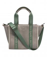 Kate Spade (ケイトスペード) キャンバス2WAYトートバッグ アイボリー