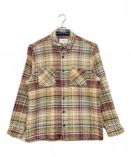 WAX LONDON (ワックスロンドン) バスケットチェックシャツ マルチカラー サイズ:L