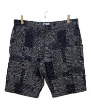 JAPAN BLUE JEANS (ジャパンブルージーンズ) 刺し子ハーフパンツ インディゴ サイズ:L