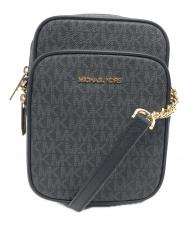 MICHAEL KORS (マイケル・コース) シグネチャーショルダーバッグ ブラック